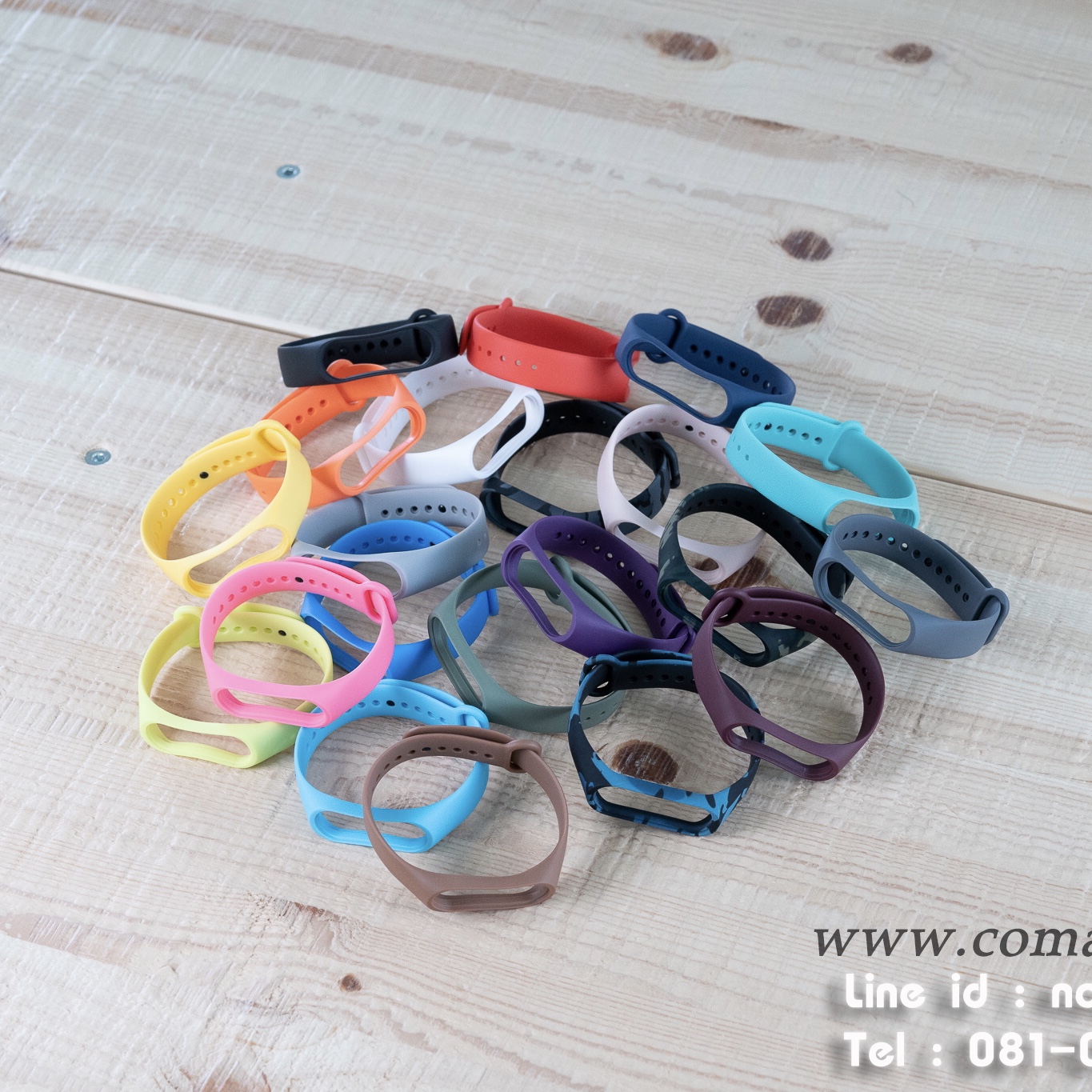 สายXiaomi Mi Band 4/3 สายยางซีลีโคน (ลิงค์1)