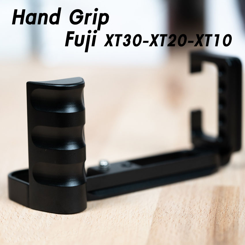 Hand Grip L-Plate สำหรับ Fuji XT30 XT20 XT10 แบบ3ร่องนิ้ว Camera Grip เพิ่มความกระชับในการจับถือ