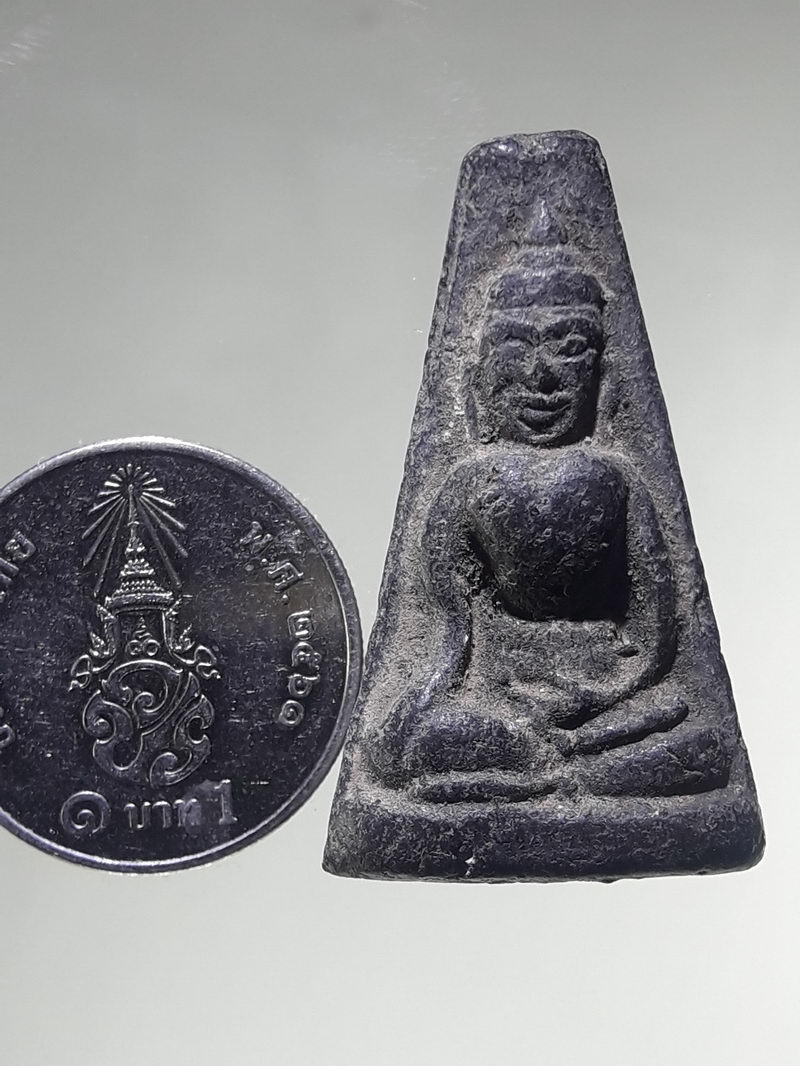 รหัสสินค้า พระเนื้อดิน ผง ว่าน 10498 พระผงสุพรรณเนื้อดินเผาผงใบลาน หลวงปู่สมบุญ วัดตม จ.ปราจีนบุรี