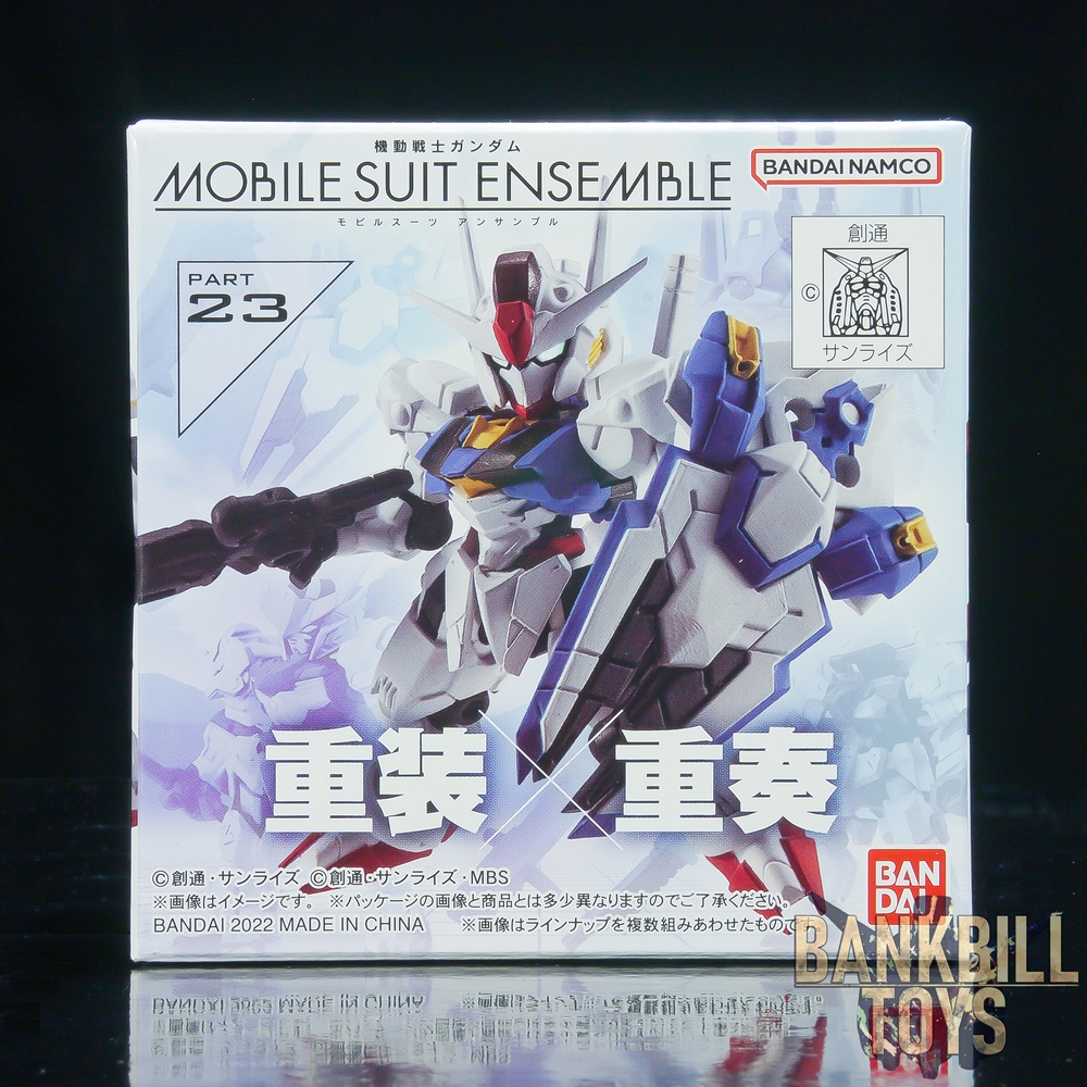 กันดั้ม Bandai Gashapon Mobile Suit Gundam Mobile Suit Ensemble Part 23 Set - Gundam Aerial, Gundam Barbatos, Rick Dias, Graze, MS Weapon Set (ครบเซ็ต 5 แบบ)