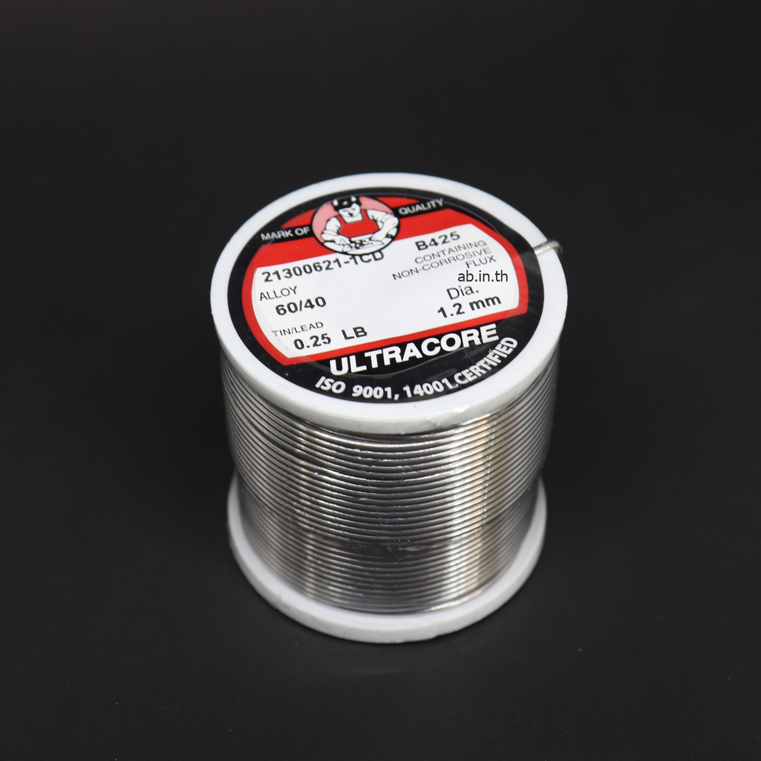 ตะกั่วเส้น ม้วน Ultracore ขนาด 0.12 mm หนัก 0.25LB