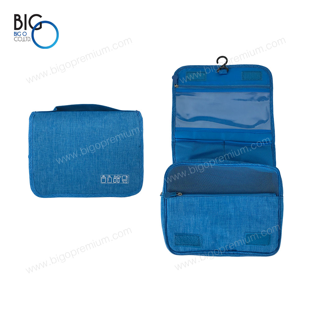 กระเป๋าจัดระเบียบพรีเมี่ยม ใส่อุปกรณ์อาบน้ำ พับเก็บได้ 1 ชั้น