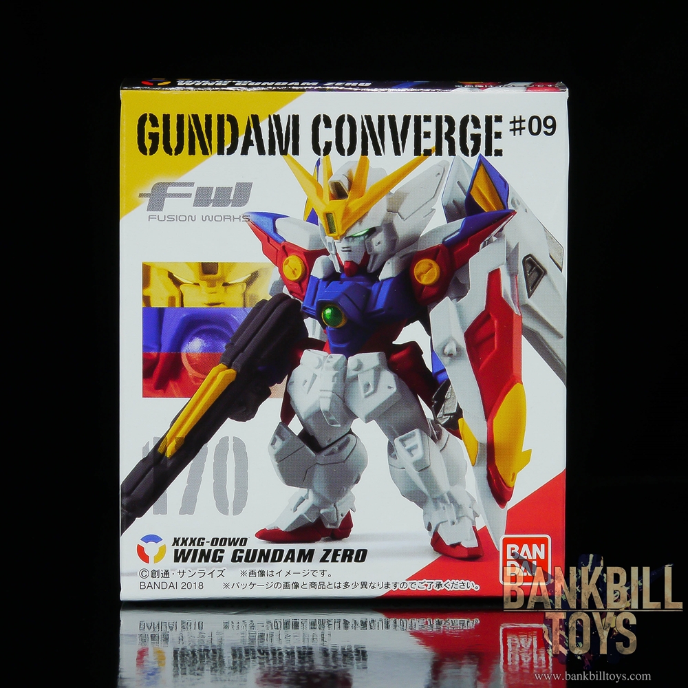 กันดั้ม Bandai Candy Toy FW Gundam Converge #09 No.170 XXXG-00W0 Wing Gundam Zero