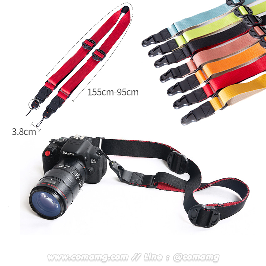 สายคล้องกล้อง คล้องคอ quick connecting Strap แนว Peak Design