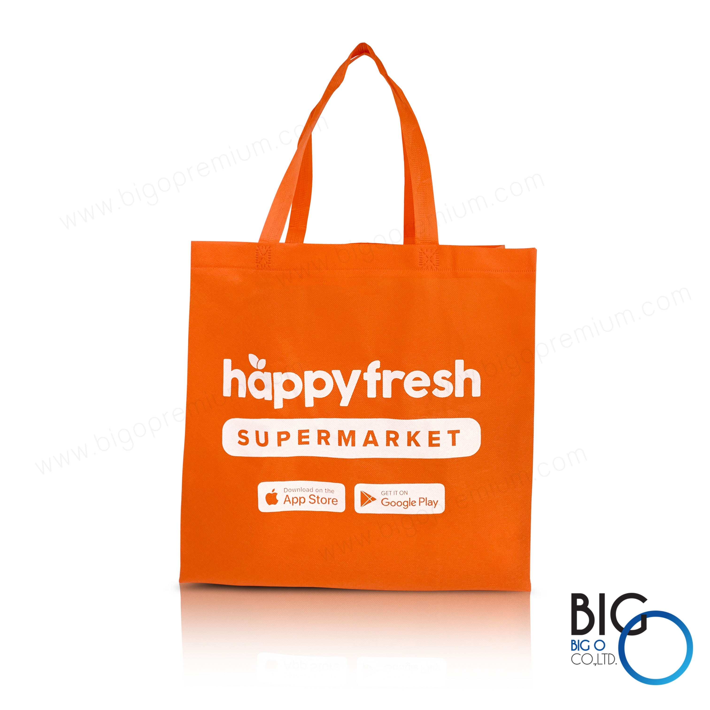 กระเป๋าสั่งทำ กระเป๋าสปันบอนด์ HAPPY FRESH