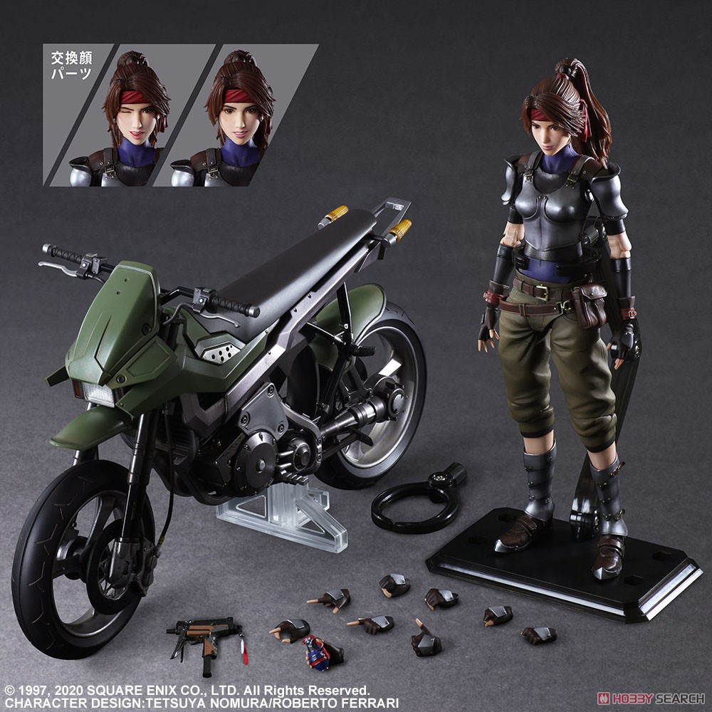 <Preorderถึง 14/7/2021>เปิดรับPreorder มัดจำ 2000 าท Final Fantasy VII Remake Play Arts Kai Jessie & Motorcycle Set (PVC Figure)