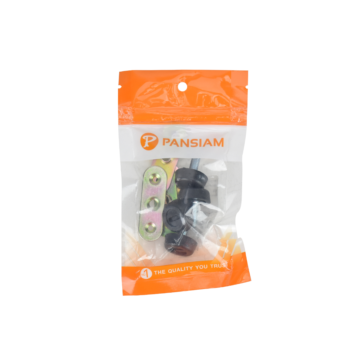 PANSIAM สกรูปรับระดับ 22 มิล M6x16 มิลสีดำ+แป้นรองสกรู AS-62216B+AP16-60Y