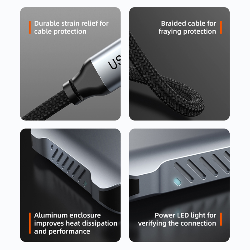 CABLETIME Type C TO HDMI DP 8K Adapter