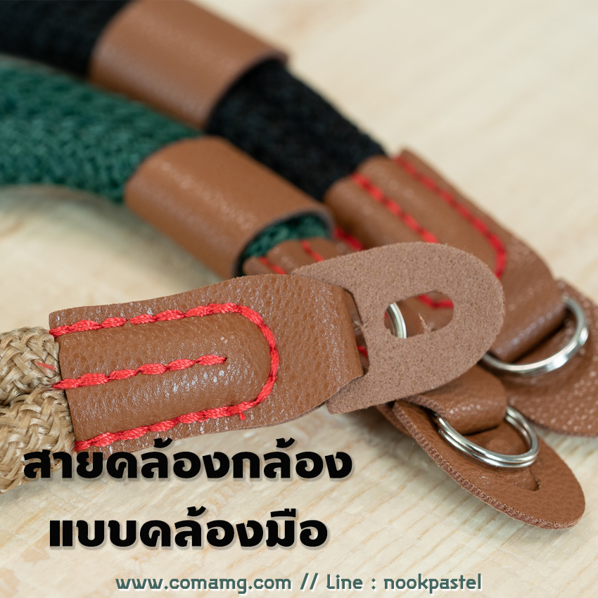 สายคล้องมือ ใส่กล้องถ่ายรูป แบบห่วงเหล็ก