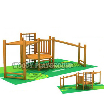 เครื่องเล่นไม้ ชุดบาร์โหนปีนป่าย