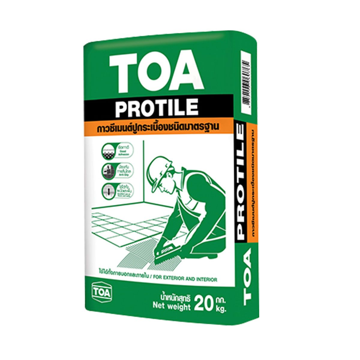 TOA กาวซีเมนต์ โปรไทล์ 20กก.