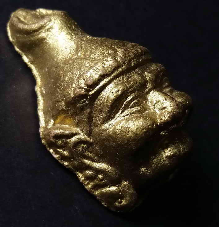 รหัสสินค้า เครื่องราง ล็อตเก็ต ภาพถ่าย 009 เศียรพ่อแก่เนื้อผงทาทองบรอนซ์ หลังยันต์นะเฉลียวเพชร ไม่ทราบสำนัก วัตถุมงคลรายการนี้ให้เช่าบูชาแล้ว