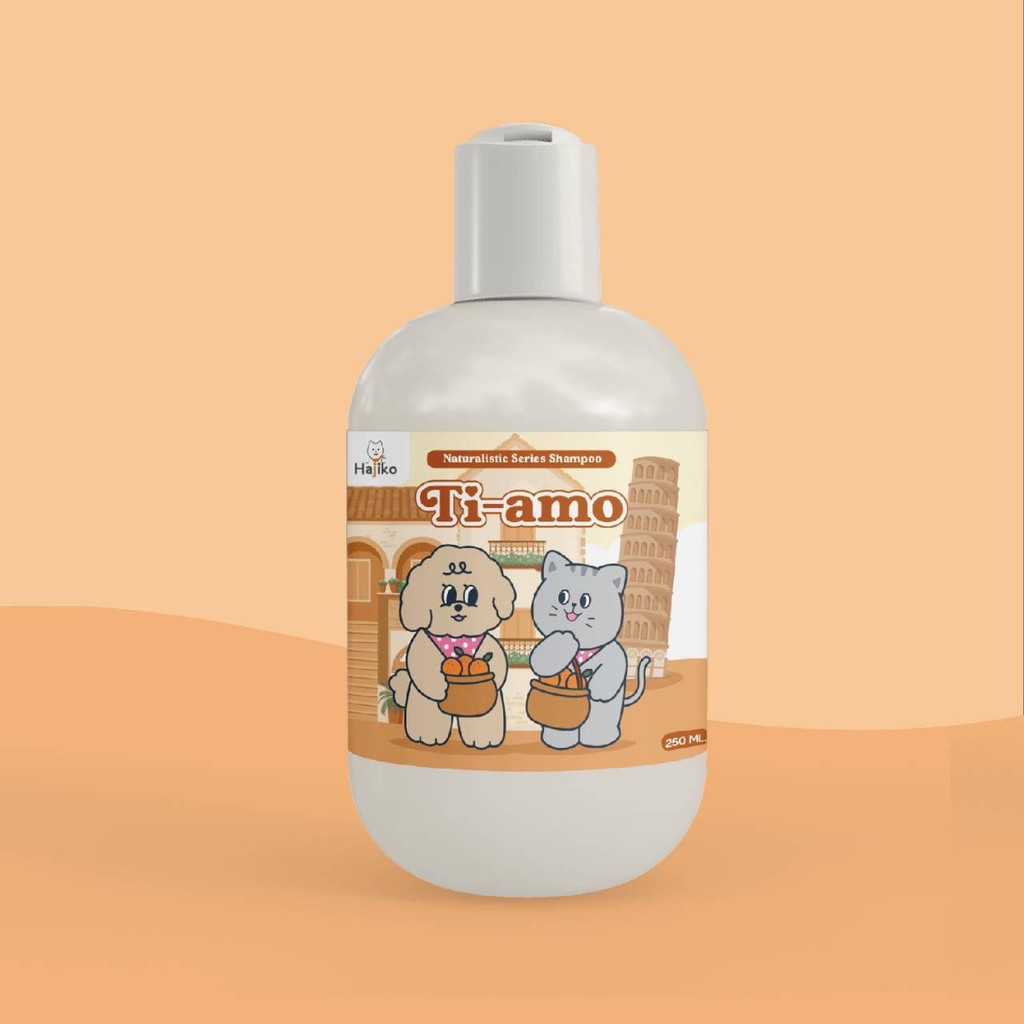 HAJIKO Naturalistic Series Shampoo แชมพูสำหรับสัตว์เลี้ยง หอม อ่อนโยน ขนาด 250 ml