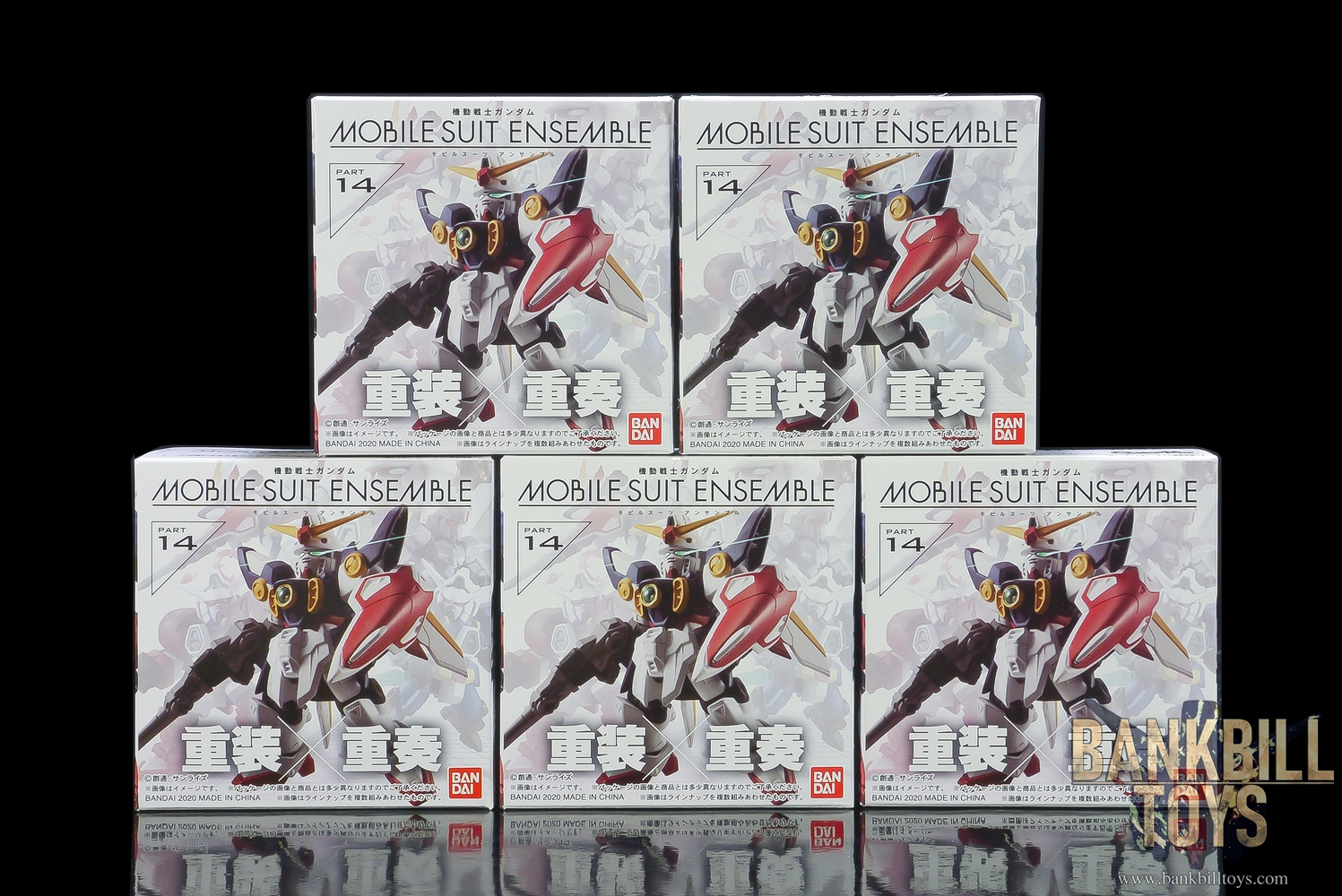 กันดั้ม Bandai Gashapon Mobile Suit Gundam Mobile Suit Ensemble Part 14 Set (ครบเซ็ต 5 แบบ)