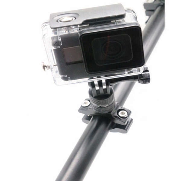 GoPro Bicycle Mount Bike Motorcycle Holder ขาจับแฮนด์อลูมิเนียม หัวหมุนได้ 360 องศา Free Wrech