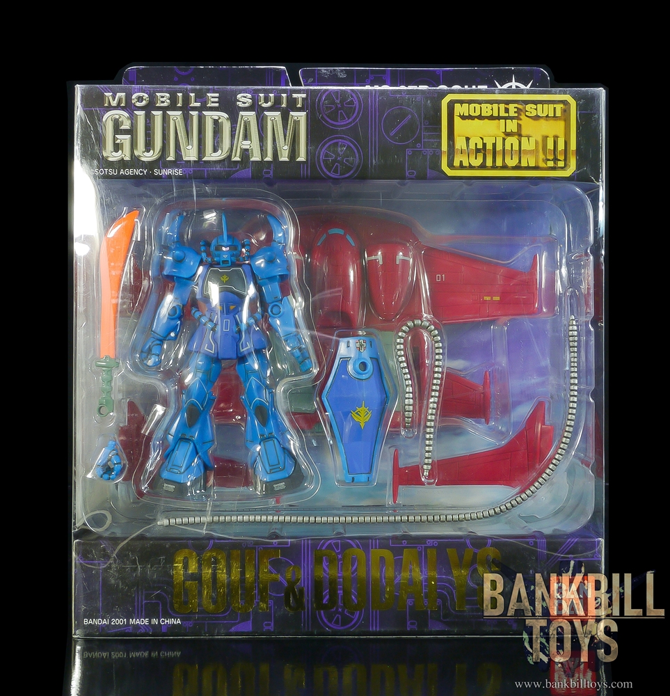 กันดั้ม Bandai MSIA MIA Mobile Suit in Action !! MS-07B Gouf & Dodai YS [No.01]