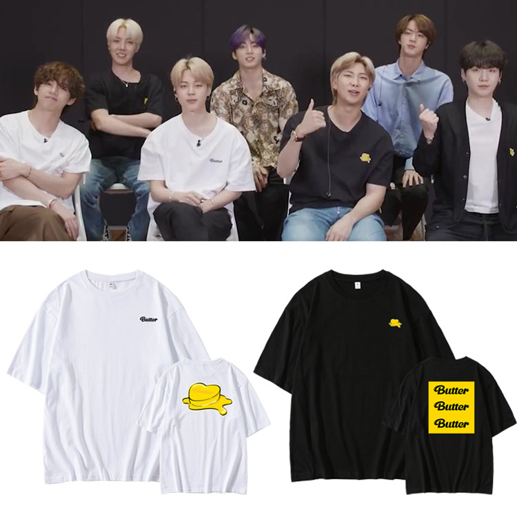 เสื้อยืด Butter แบบที่บังทันใส่