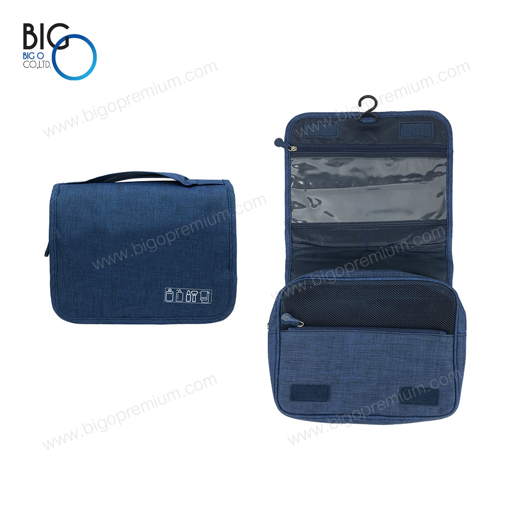 กระเป๋าจัดระเบียบพรีเมี่ยม ใส่อุปกรณ์อาบน้ำ พับเก็บได้ 1 ชั้น
