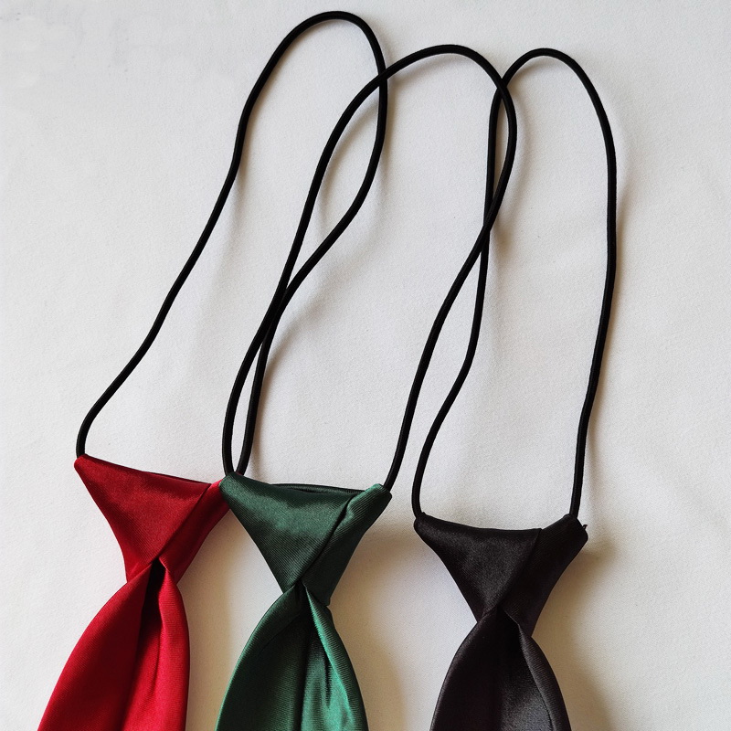 Bas2015- Bas-ไทท์ เนคไทท์สำเร็จเด็กชายสีพื้นแบบเงา มีหลายสี สายยืดได้เยอะ (ส่วนที่กว้างสุด6.25xยาว28ซม.) ใช้กับชุดไซส์#80-#90-#100-#110-#120-#130-#140-#150-#160-#170-ได้ทุกขนาด