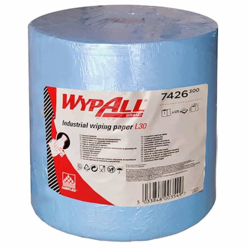 WYPALL กระดาษเช็ดอุตสาหกรรม L30 ULTRA+Blue [742636] Size:3