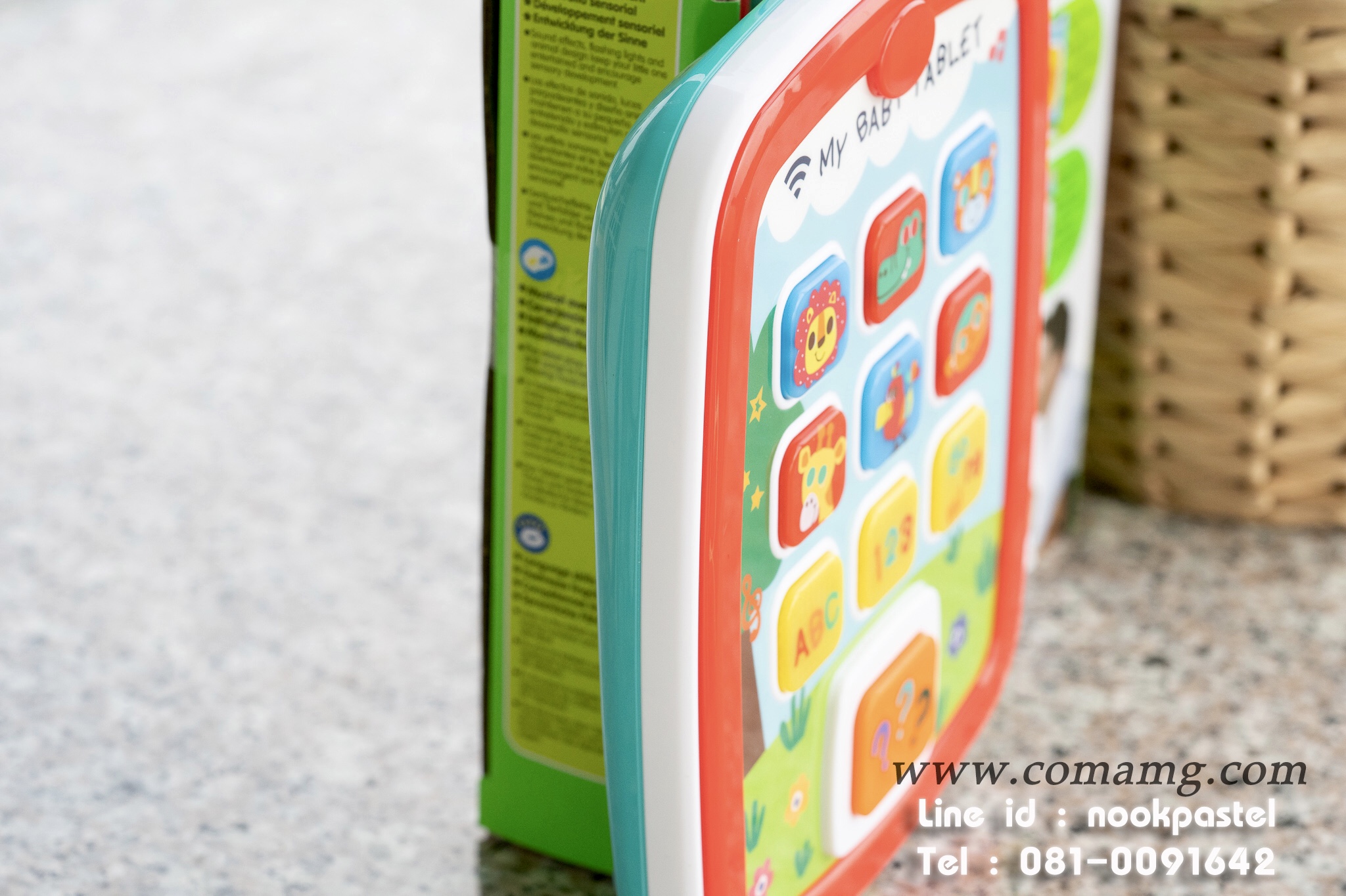 ของเล่นแท็บเล็ตสอนคำศัพท์ สอนภาษา HUILE (มีเสียง+มีไฟ)