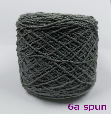 ไหมพรมฝ้ายปั่นมือ สีล้วน Spun