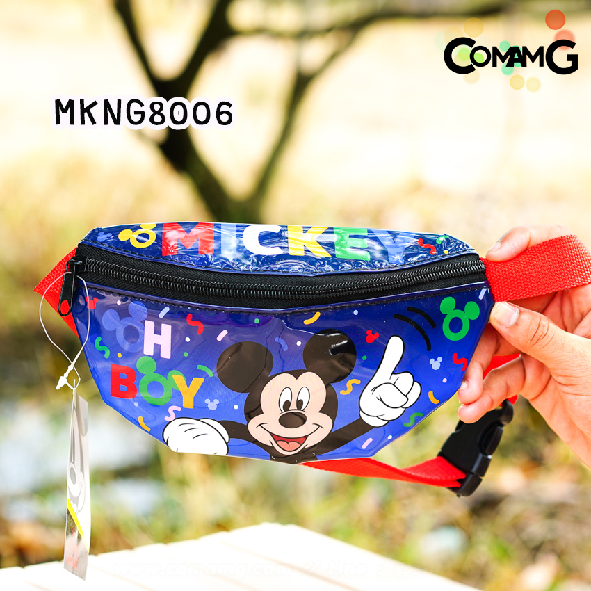 กระเป๋าคาดอกเด็ก กระเป๋าคาดเอวเด็ก กระเป๋าเด็ก รุ่นหนังแก้ว ลิขสิทธิ์แท้ คาดอก คาดเอว มีหลายลาย