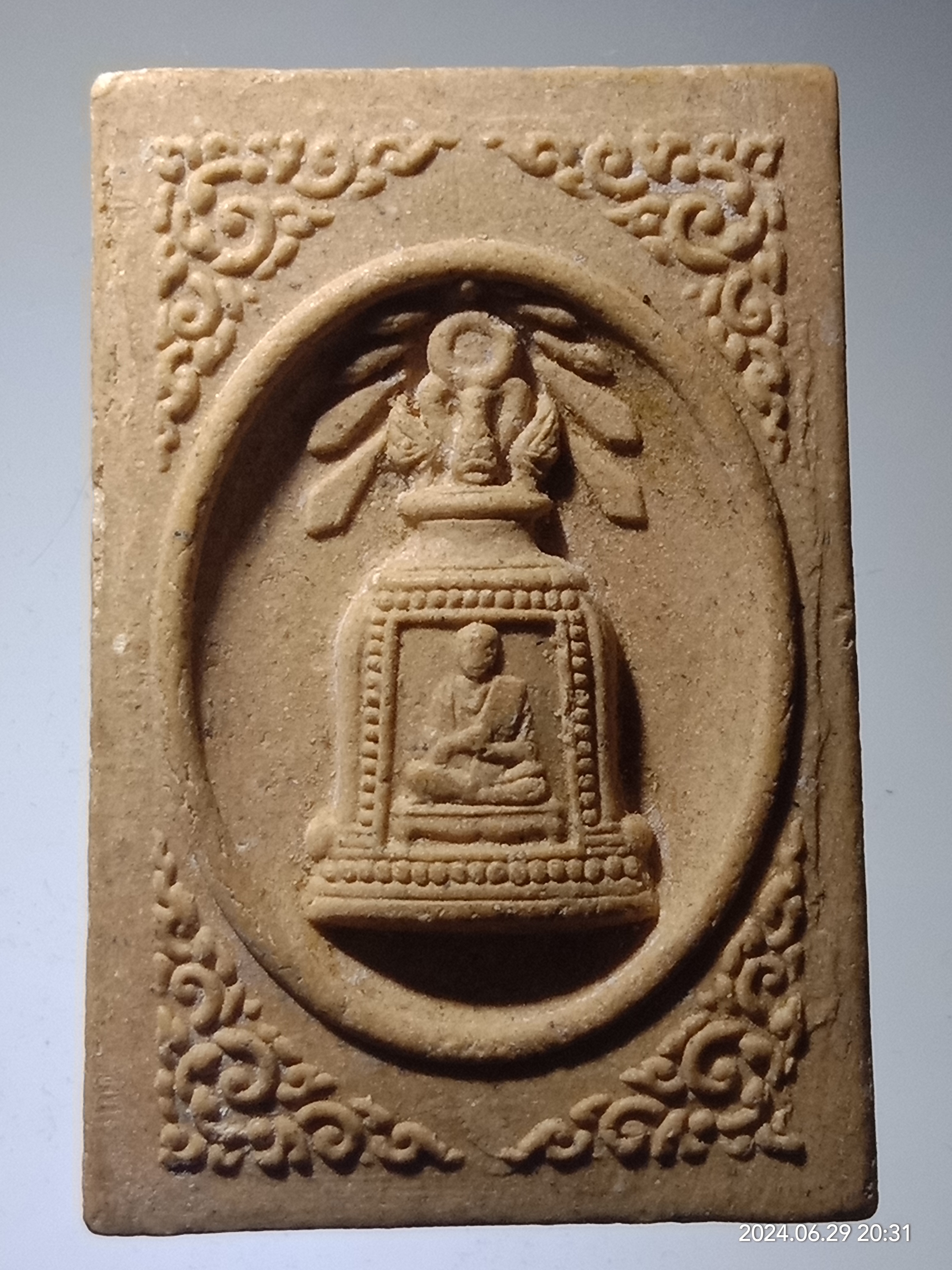 รหัสสินค้า พระสมเด็จ วัดต่างๆ 001 สมเด็จเกศทะลุซุ้ม หลัง พระพุฒาจารย์ (โต พรหมรังสี) วัดระฆัง 2554 พระธรรมธีรราชมหามุนี จัดสร้าง.รุ่นผงพระอุโบสถ