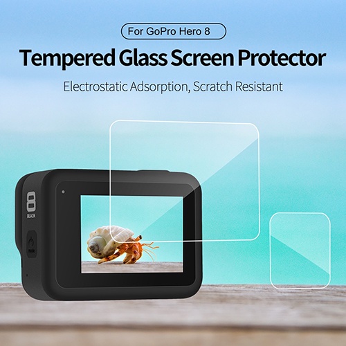 GoPro 8 Tempered Glass Film ฟิล์มกระจกนิรภัย กันรอย