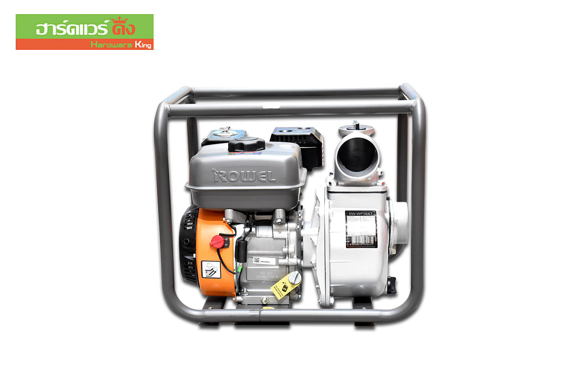 Rowwel ปั๊มอลูมิเนียมพร้อมเครื่องยนต์ 6.5 HP. ขนาด 3"
