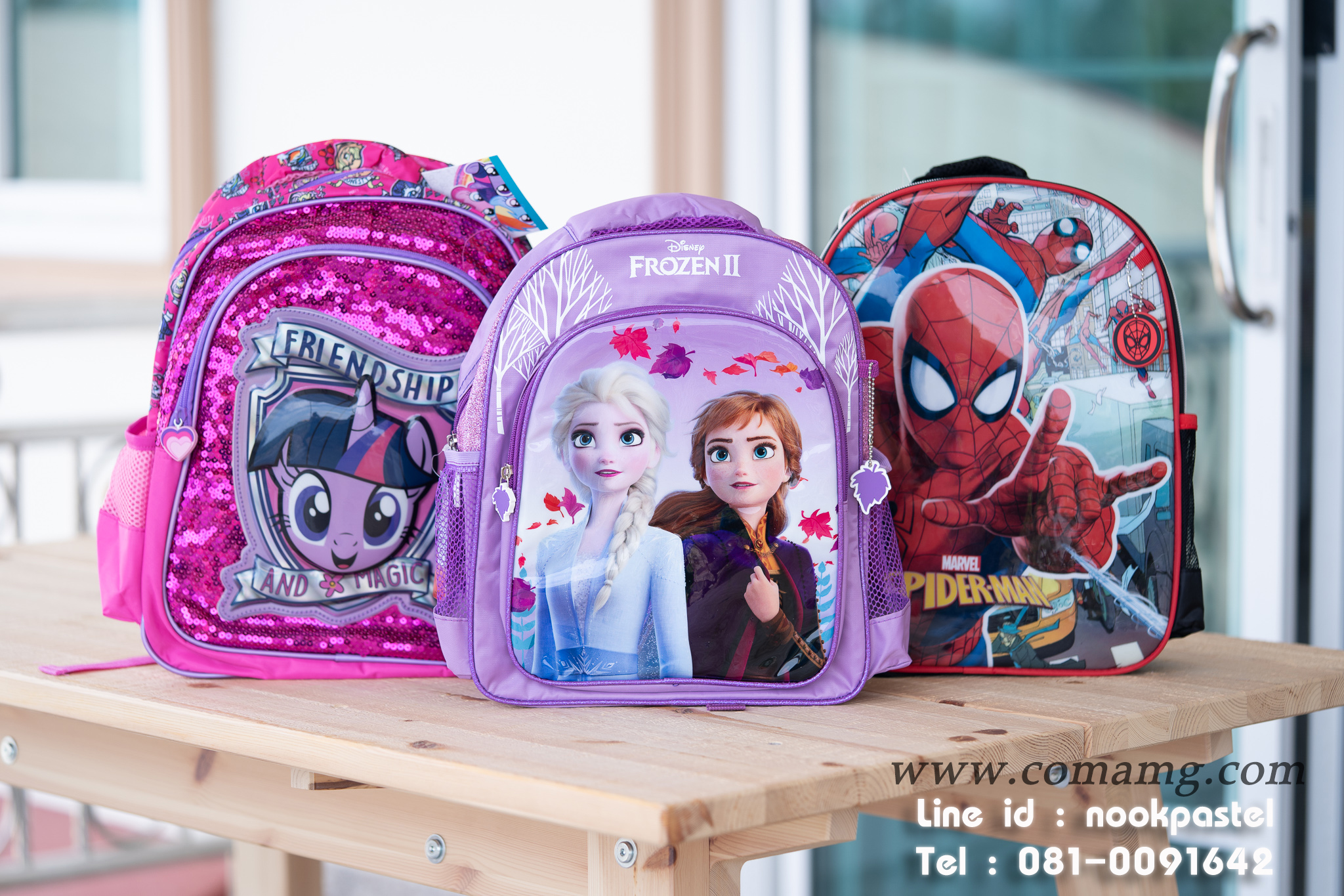 กระเป๋าเป้สไปรเดอร์แมน (spider-man) ลิขสิทธิ์แท้ 14นิ้ว