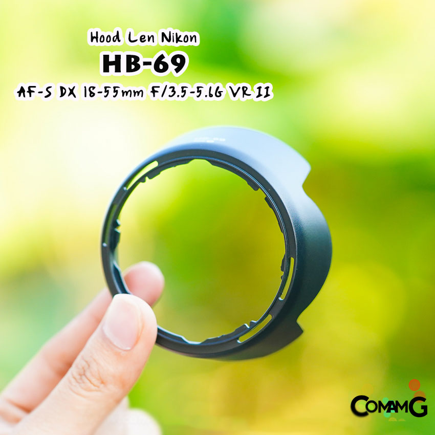 Hood Len Nikon HB-69 สำหรับ AF-S DX 18-55mm f/3.5-5.6G VR II