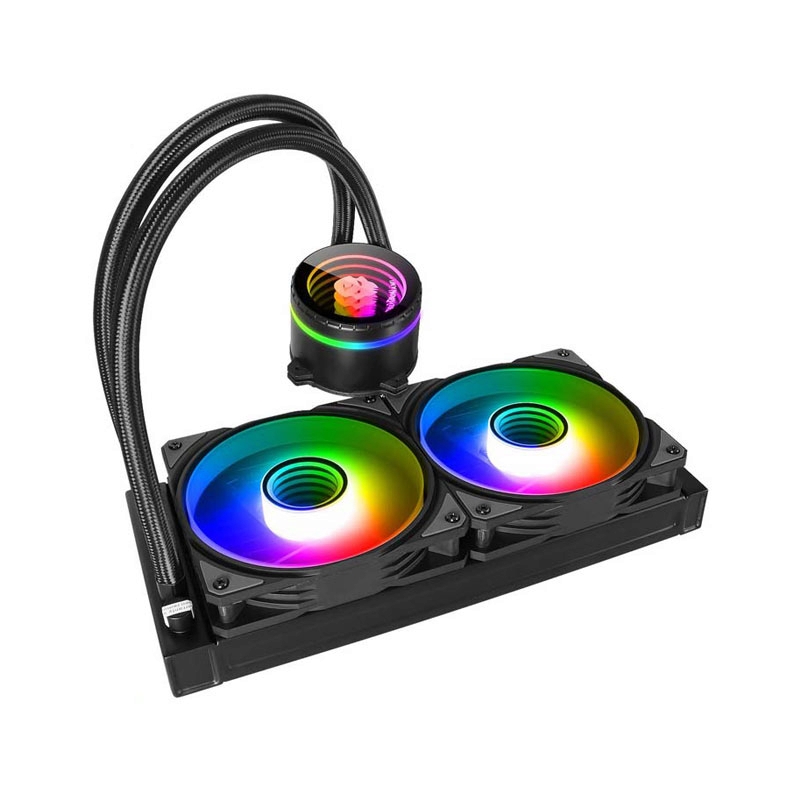 ชุดน้ำปิดTsunami 2ตอน CM-240 PRO ARGB Coolman รองรับ intel gen12 สินค้าใหม่