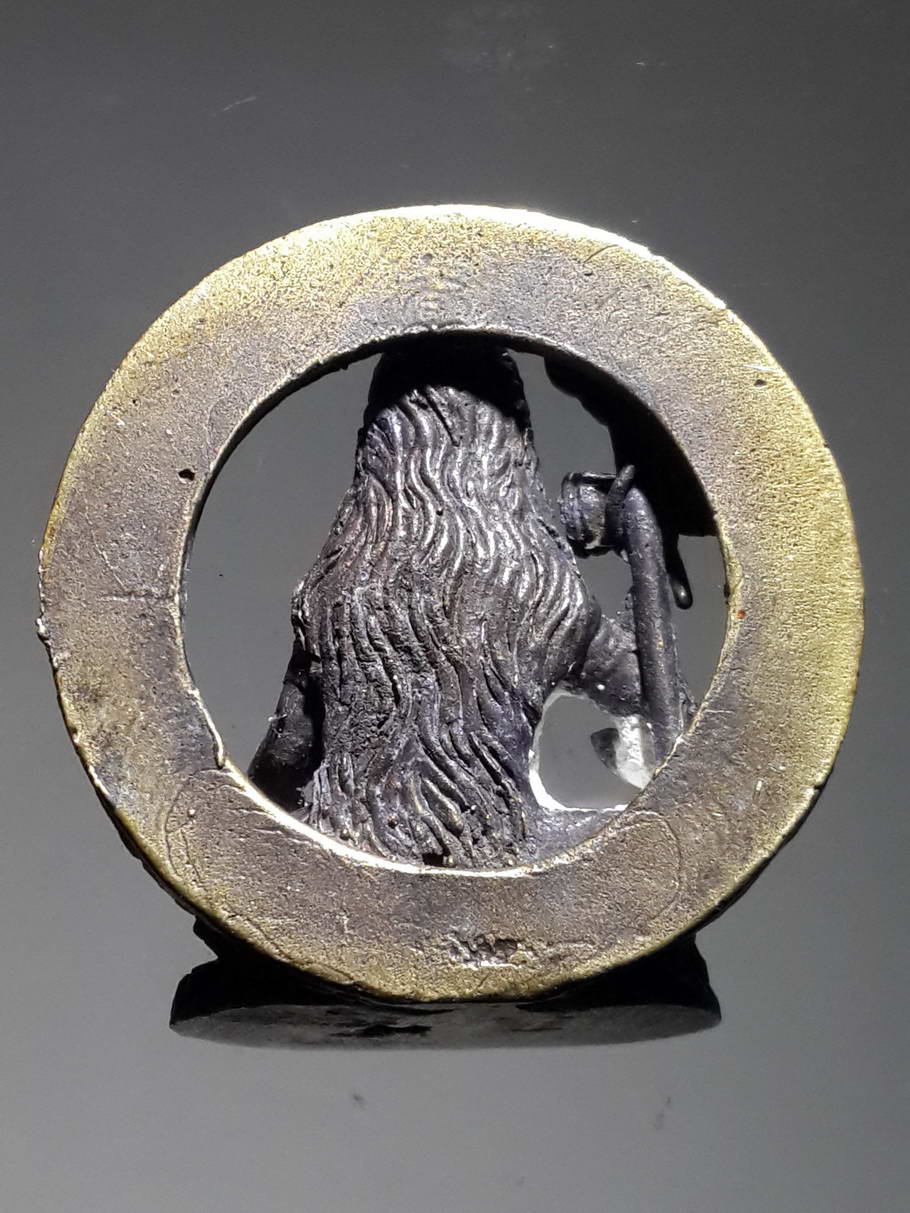 รหัสสินค้า พระกริ่ง พระหล่อ 366 รูปหล่อพระอิศวร เนื้อทองเหลืองหล่อโบราณ ไม่ทราบสำนัก เนื้อหาเก่าพอมีอายุ