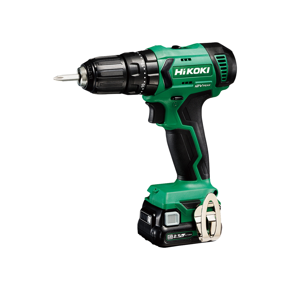 HIKOKI สว่านเจาะกระแทกไร้สาย 12V + แบตเตอรี่ [DV12DA]