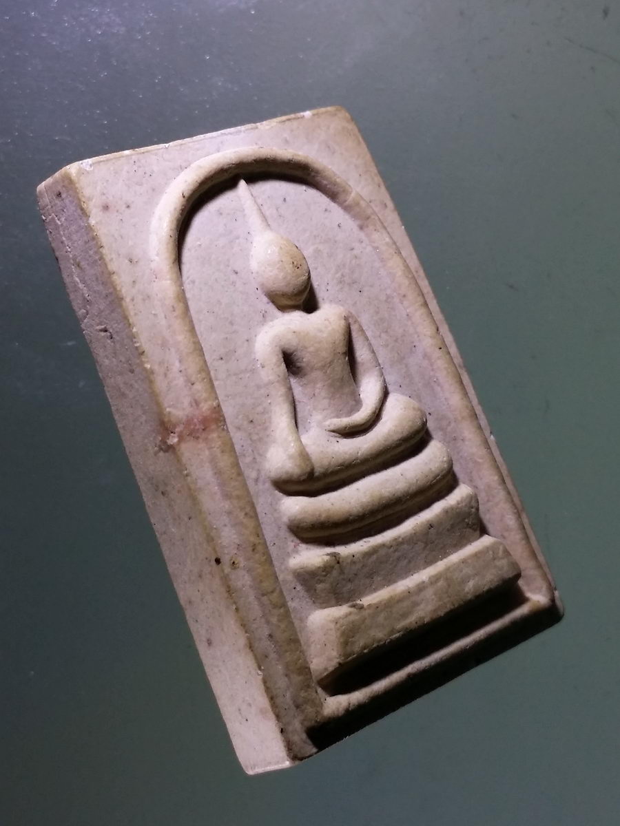 Antig Pim 120 พระสมเด็จเนื้อผง พิมพ์สะดุ้งกลับ วัดเจติยาราม (เจดีย์หัก) จังหวัดราชบุรี สร้างประมาณ ปี 2547