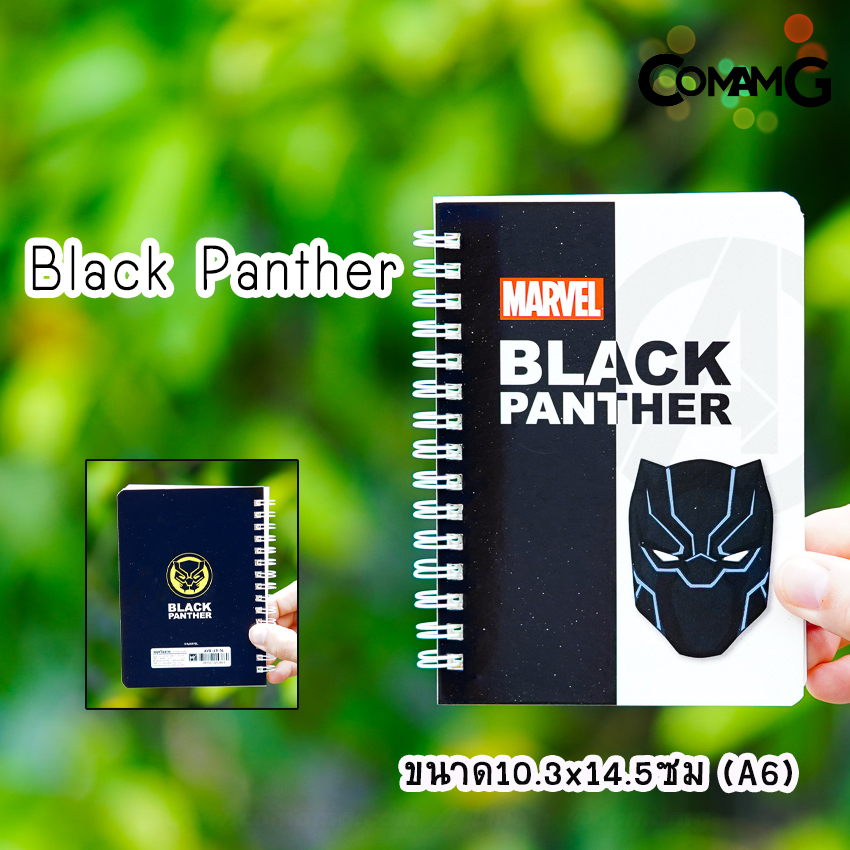 สมุดโน๊ต ขนาดA6 (10.3x14.5CM) สมุดริมลวด บันทึก ลายการ์ตูนลิขสิทธิ์แท้ พร้อมส่ง