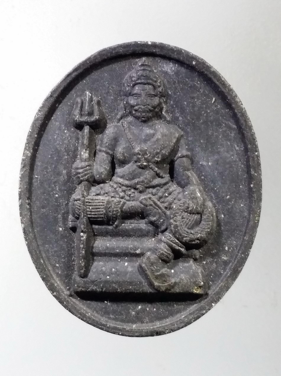 รหัสสินค้า พระเนื้อดิน เนื้อผง เนื้อว่าน 9851 พญามัจจุราช เนื้อผงใบลาน ครอบครัวช่องส่องผี สร้างปี 2563
