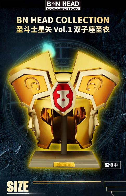 <preorder ปิดรับวันที่ 31/10/2024> เปิดรับPreorder มัดจำ 2500 บาท BN HEAD COLLECTION SAINT SEIYA GEMINI
