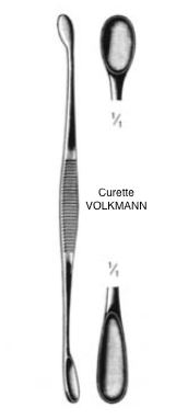 Curette VOLKMANN Double ended
