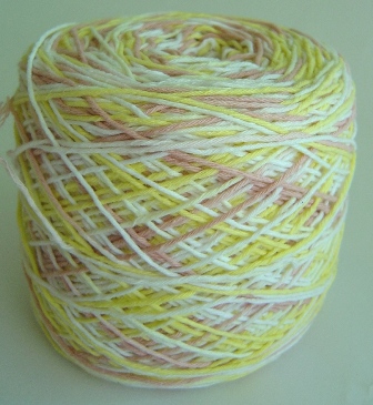 **หมด** ไหมพรม ฝ้าย เชือกเกลียว สีเหลือบ โทนอ่อน Rope005