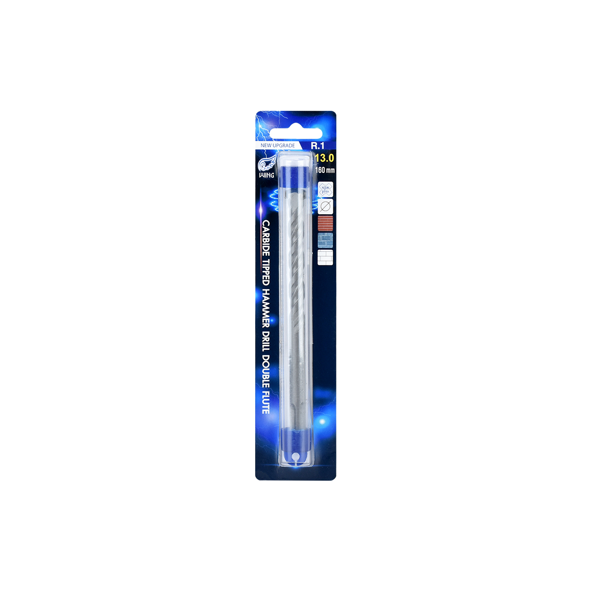 WING ดอกเจาะปูนโรตารี่ R.1#13*160mm.
