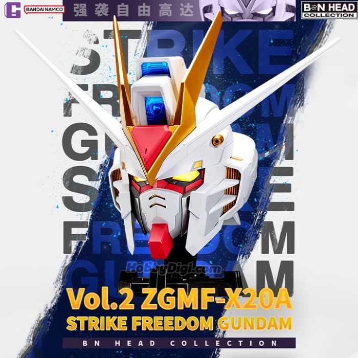 <Preorderถึง 9/6/2024 > 🔔เปิดรับPreorder มัดจำ 900 บาท BN HEAD COLLECTION VOL.2 STRIKE FREEDOM GUNDAM