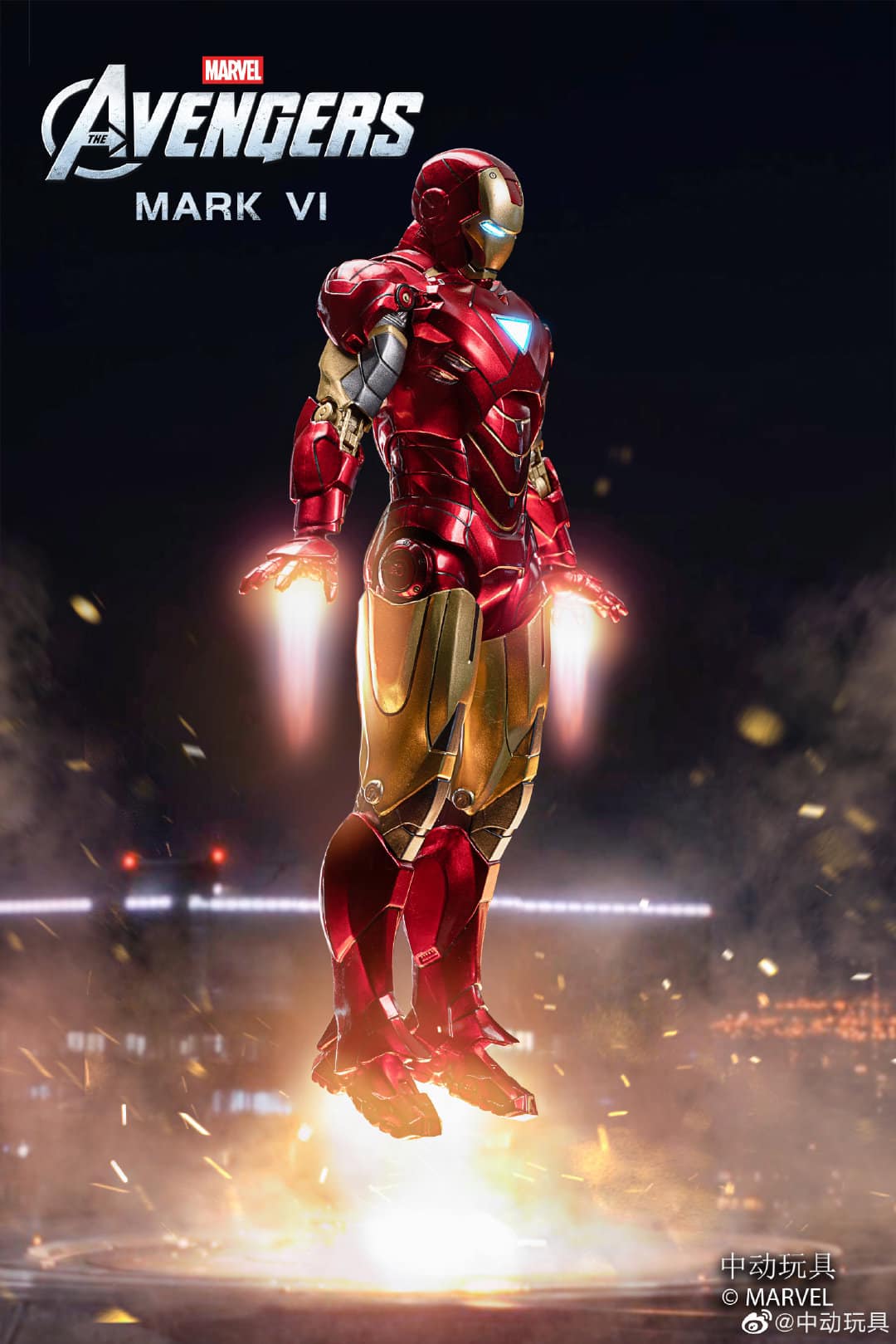 เปิดรับPreorder มัดจำ 150 บาท Marvel Studio 1/10 Iron man VI โมเดลสำเร็จ