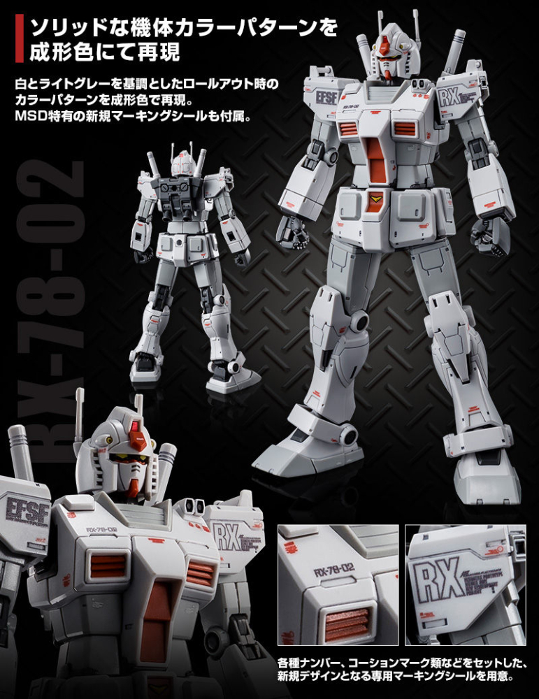 เปิดรับPreorder มัดจำ 400 บาท P-bandai HG 1/144 ORIGIN RX-78-02 GUNDAM ROLL OUT COLOR โมเดลประกอบ