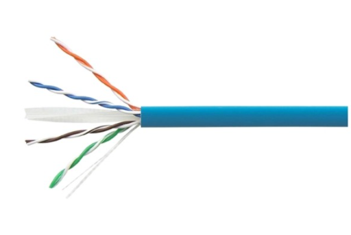 COMMSCOPE 1427071-6 (CB-0007CM) CAT 6 Indoor UTP Cable 24 AWG, Bandwidth 250MHz, CM Blue Color 305 M./Pull Box