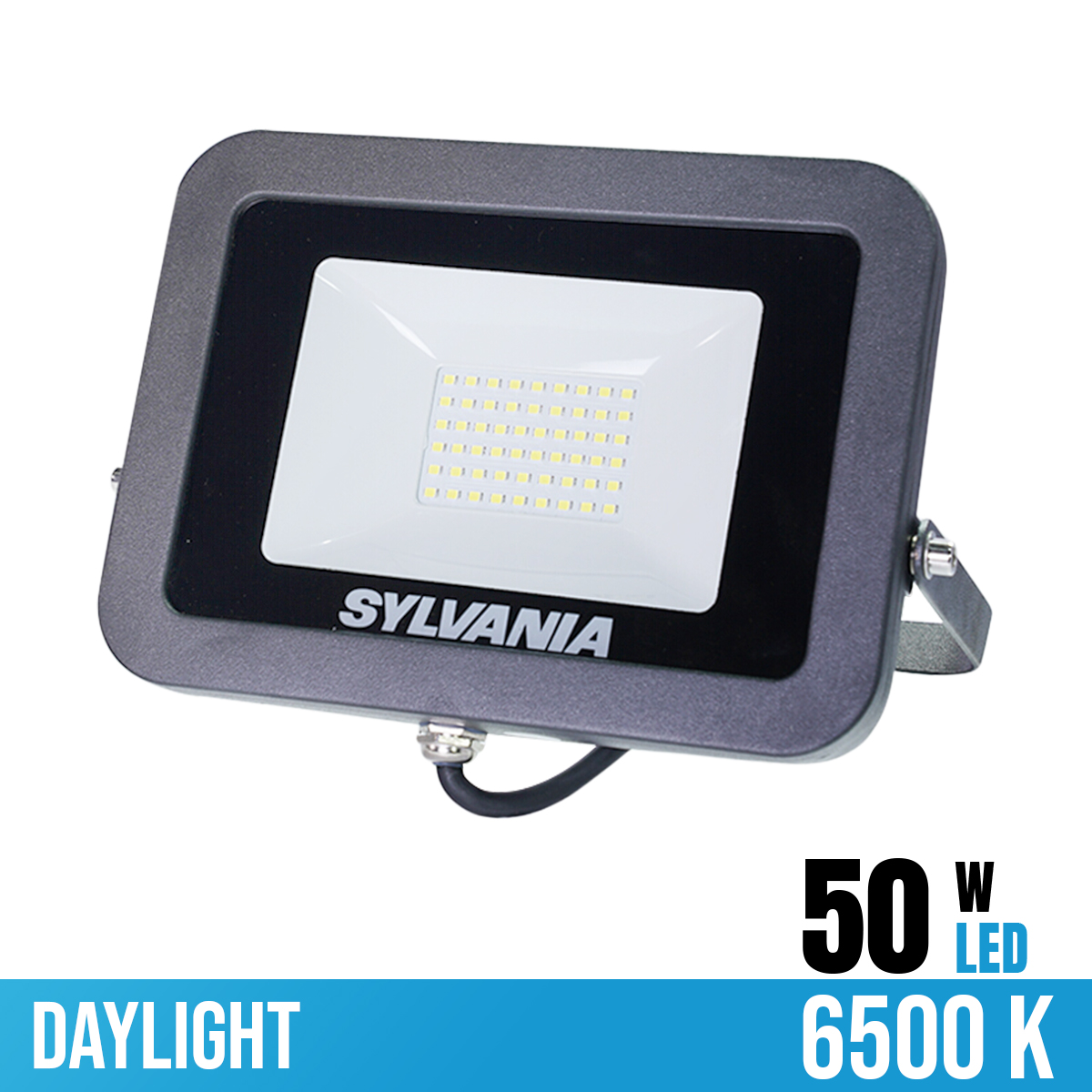 SYLVANIA โคมไฟสลิมฟลัดไลท์ VISION LED 50W 6500K S581-2015
