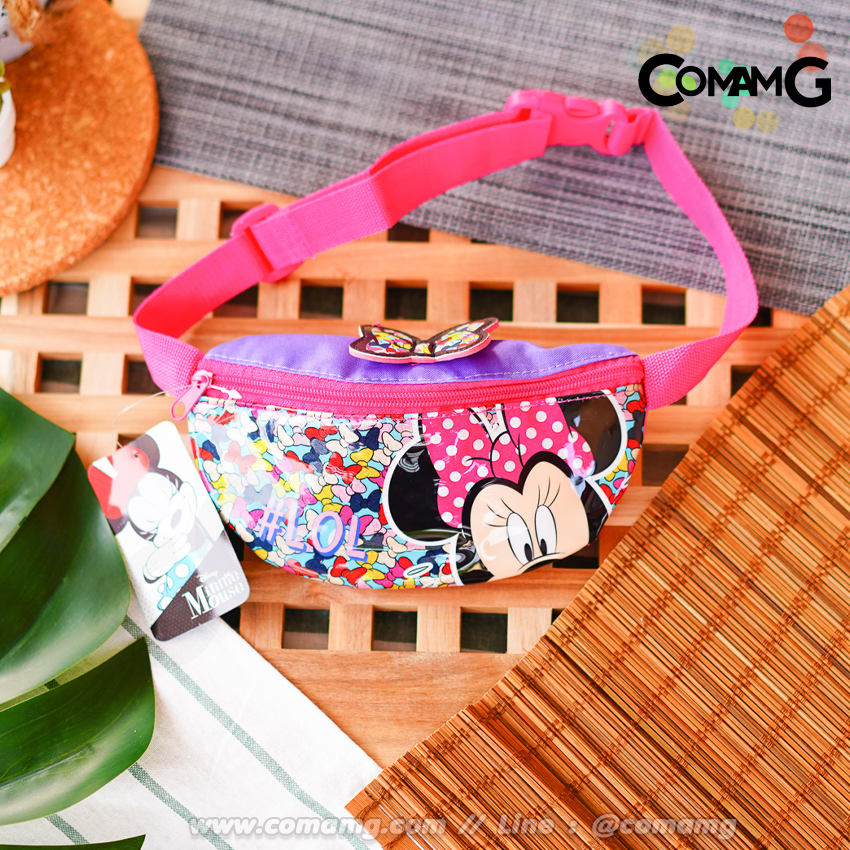 กระเป๋าคาดอกเด็ก กระเป๋าคาดเอวเด็ก กระเป๋าเด็ก รุ่นหนังแก้ว ลิขสิทธิ์แท้ คาดอก คาดเอว มีหลายลาย