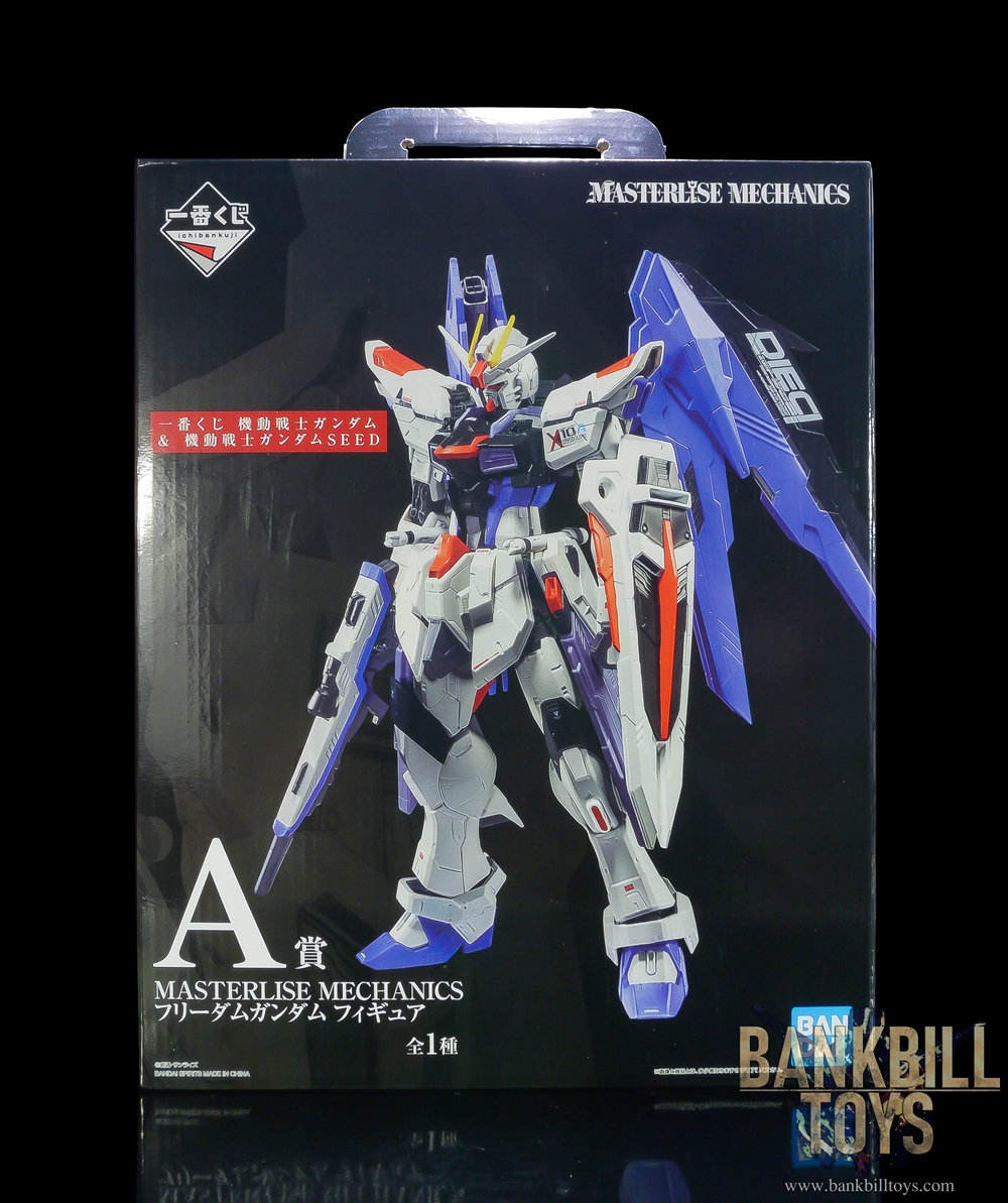กันดั้ม Bandai Spirits Ichiban Kuji Mobile Suit Gundam & Mobile Suit Gundam Seed [A Prize] Masterlise Mechanics ZGMF-X10A Freedom Gundam Figure