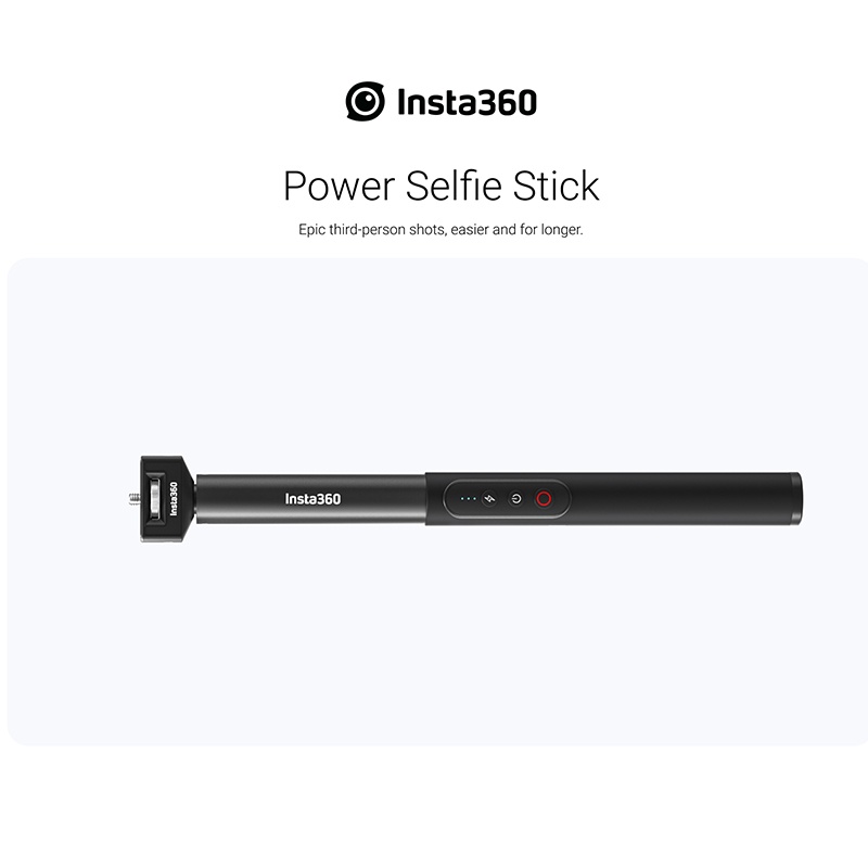(ใส่โค้ด AQUAINS07)(ลด 300) Insta360 Power Selfie Stick 4500 mAh ไม้เซลฟี่พร้อมพาวเวอร์แบ็งค์